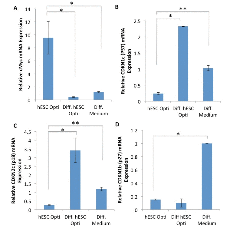 Expression analysis of MAPK regulated genes