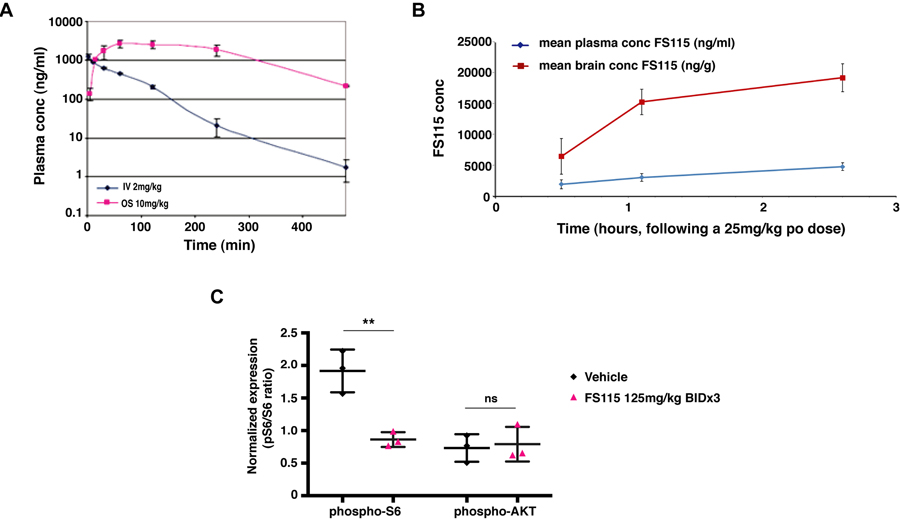 FS-115 shows excellent pharmacokinetic features