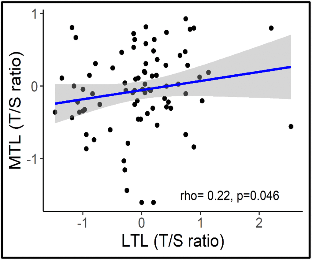Correlation between MTL and LTL.