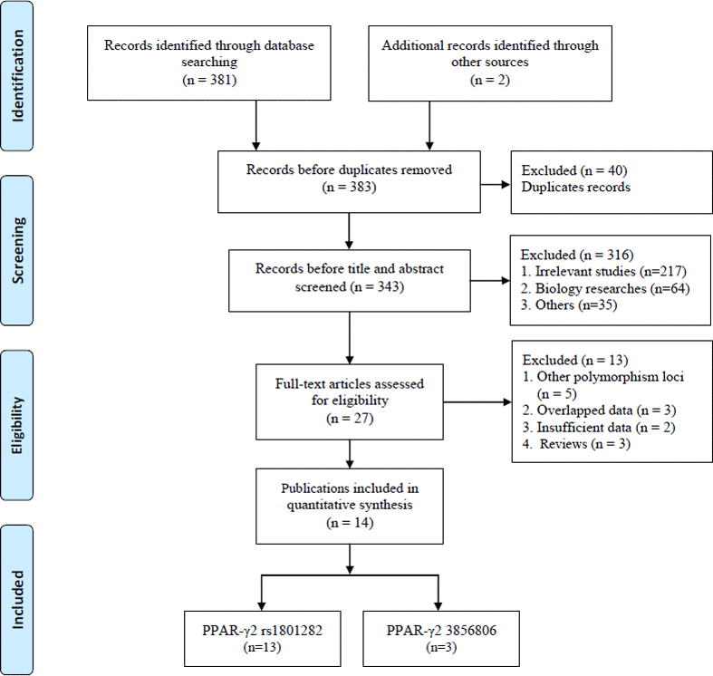 Flow diagram of the study selection process.