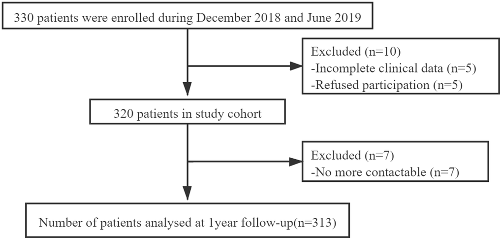 Patient enrollment flow chart.