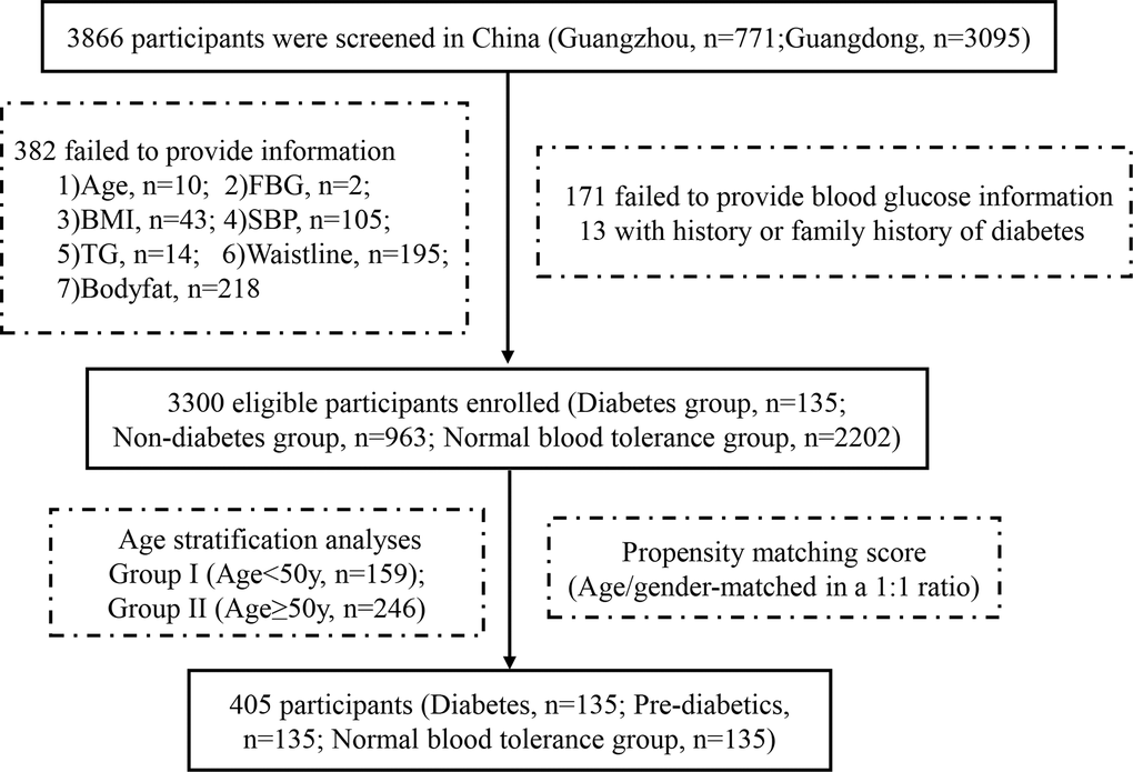 Flow diagram of participants in the study.