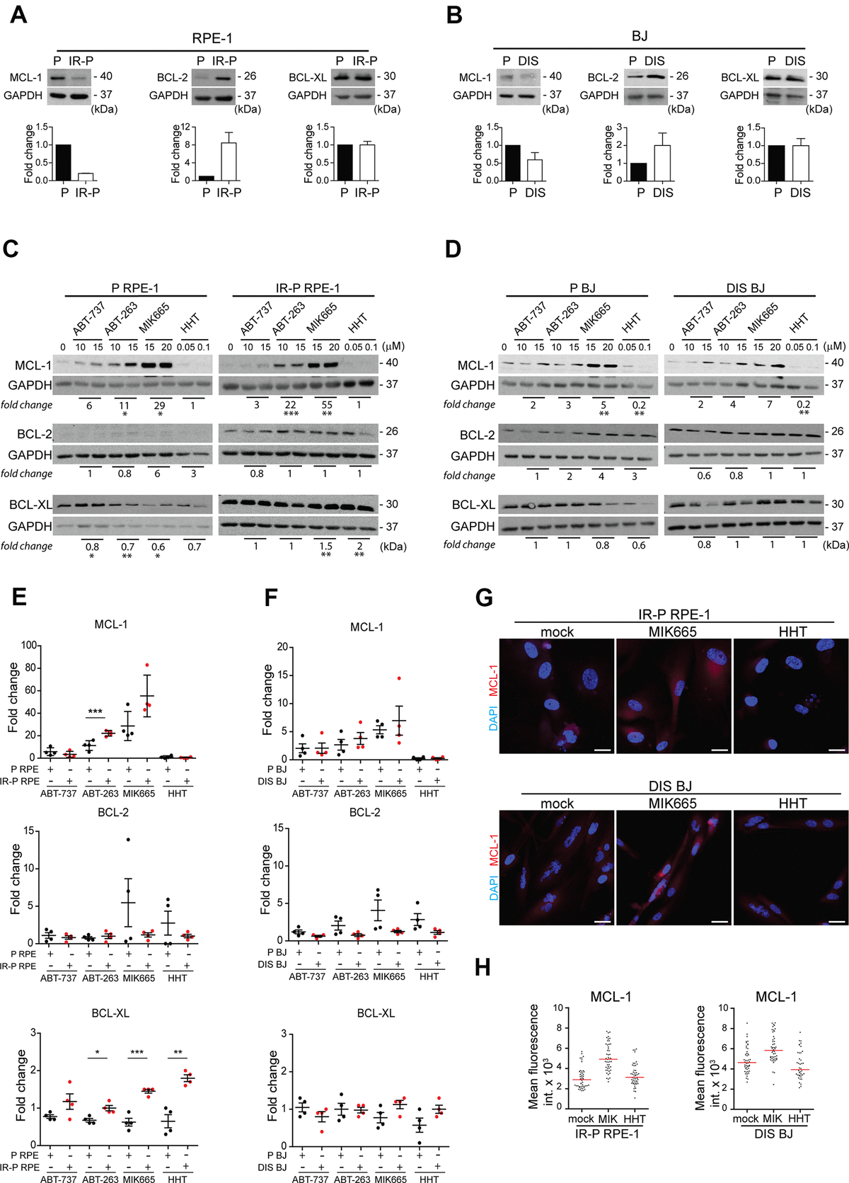 Synergism of BCL-2 family inhibitors facilitates selective elimination ...