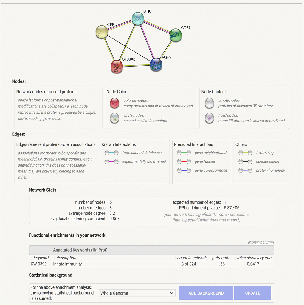 PPI and functional enrichment analysis.