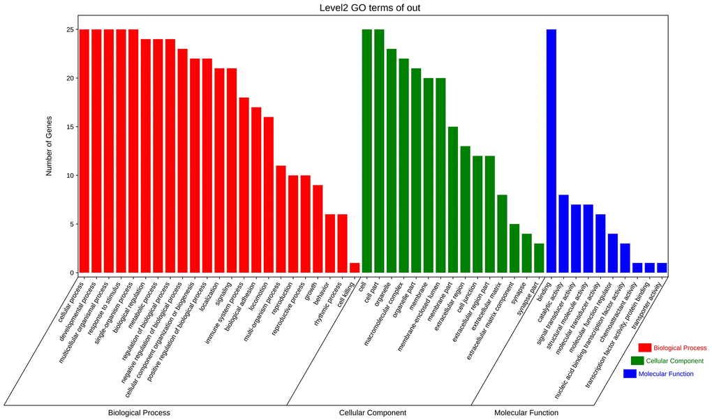 GO enrichment analysis of hub gene.