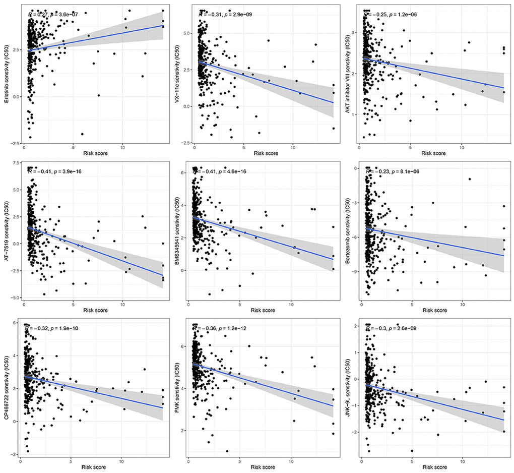 Prediction of the response to chemotherapy using a gene signature associated with ubiquitination.