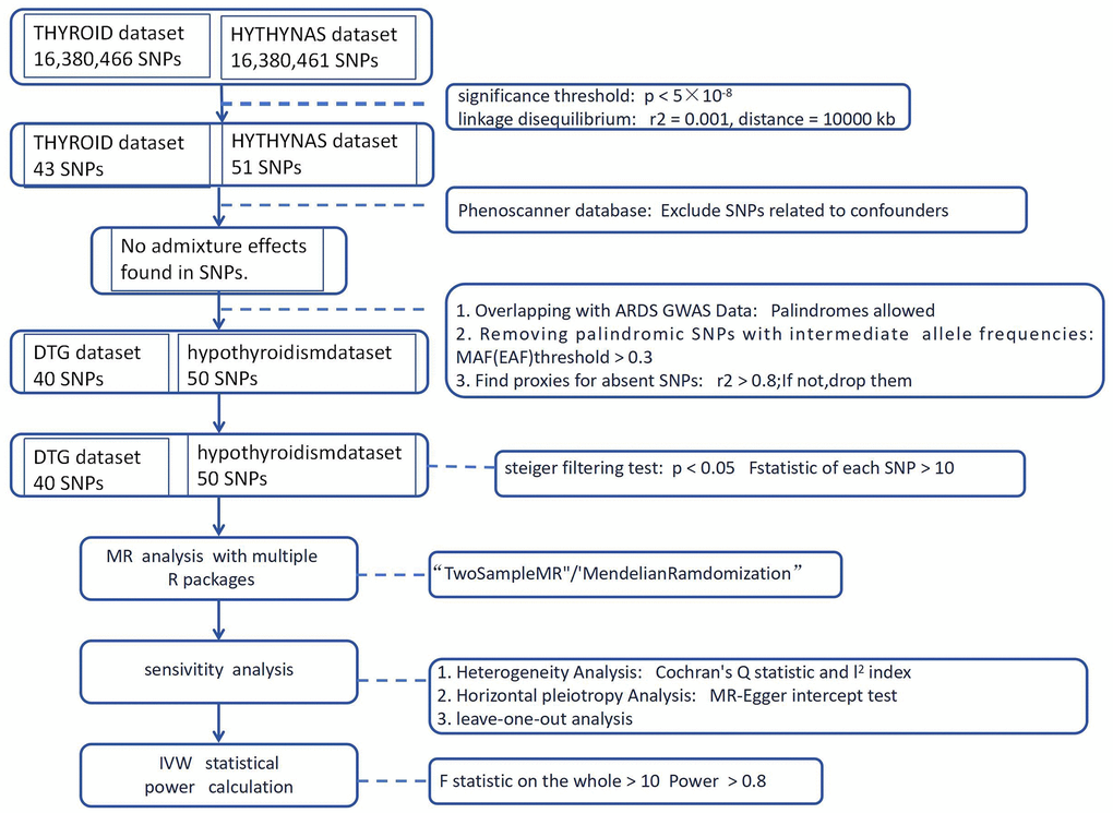 Flow diagram for whole MR analysis.