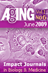 Aging-US Volume 1, Issue 6 Cover