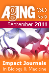 Aging-US Volume 3, Issue 9 Cover