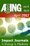 Aging-US Volume 4, Issue 4 Cover