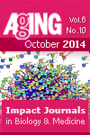 Aging-US Volume 6, Issue 10 Cover