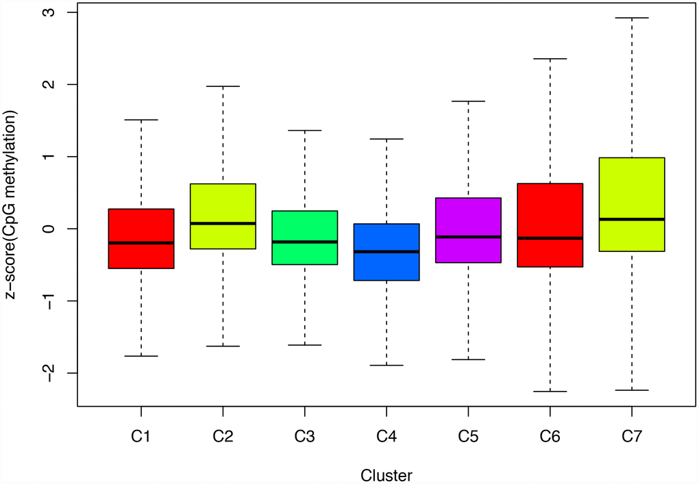 Stability of the prognosis prediction model in testing set colon adenocarcinoma patients. (A) The horizontal axis represents the samples, and the vertical axis represents methylation site. (B) Analysis of prognostic differences after classification in the testing set.