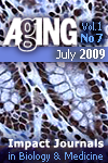 Aging-US Volume 1, Issue 7 Cover