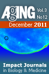 Aging-US Volume 3, Issue 12 Cover