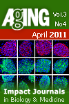 Aging-US Volume 3, Issue 4 Cover