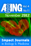 Aging-US Volume 4, Issue 11 Cover