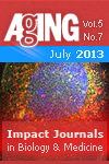 Aging-US Volume 5, Issue 7 Cover